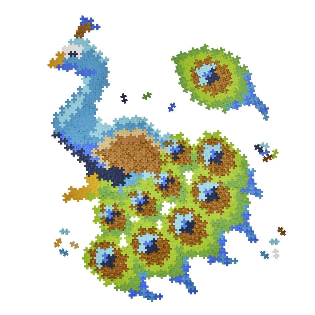 Dėlionė pagal skaičius Plus Plus Povas, 800 det. kaina ir informacija | Dėlionės (puzzle) | pigu.lt