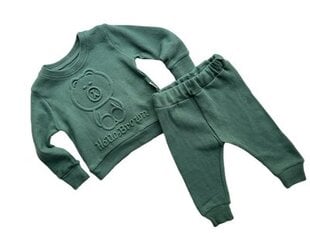 Komplektas berniukams Zeo Kids, žalias цена и информация | Комплекты одежды для новорожденных | pigu.lt