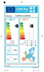 Kasetinis oro kondicionierius Panasonic S-25PY3E цена и информация | Кондиционеры, рекуператоры | pigu.lt