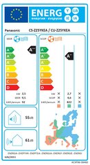 Oro kondicionierius Panasonic CS-Z25YKEA kaina ir informacija | Panasonic Oro reguliavimo įranga | pigu.lt