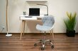 Pasukama stalo kėdė Muf-Art Dorm pilka/balta kaina ir informacija | Biuro kėdės | pigu.lt