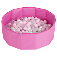 Sulankstomas kamuoliukų baseinas augintiniams Petsona, 100 kamuoliukų, rožinis kaina ir informacija | Žaislai šunims | pigu.lt