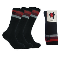 Носки Самурай Bisoks 15054 чёрные, 3 пары цена и информация | Мужские носки | pigu.lt