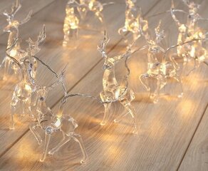 Kalėdų eglutės girlianda DecoKing, 10 LED, 1.65 m kaina ir informacija | Girliandos | pigu.lt