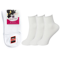 Kojinės moterims Bisoks 22031, baltos, 3 poros kaina ir informacija | Moteriškos kojinės | pigu.lt
