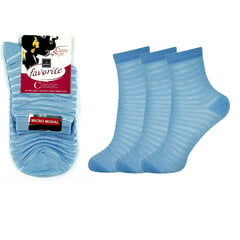 Женские носки Bisoks 22047, синие, 3 пары цена и информация | Женские носки | pigu.lt