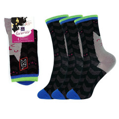 Женские носки Bisoks 22129, чёрные, 3 пары цена и информация | Женские носки | pigu.lt
