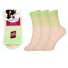 Женские носки Bisoks 22172, бежевые, 3 пары цена и информация | Женские носки | pigu.lt
