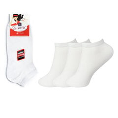 Женские короткие носки Bisoks 22174, белые, 3 пары цена и информация | Женские носки | pigu.lt