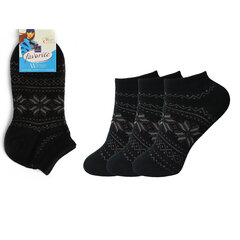 Kojinės moterims Bisoks 22186, juodos, 3 poros kaina ir informacija | Moteriškos kojinės | pigu.lt
