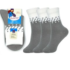 Kojinės moterims Bisoks 22189, pilkos, 3 poros kaina ir informacija | Moteriškos kojinės | pigu.lt