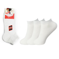 Kojinės moterims Bisoks 22193 baltos, 3 poros kaina ir informacija | Moteriškos kojinės | pigu.lt
