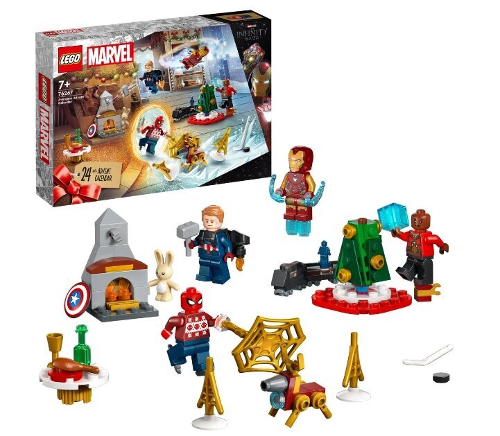 76267 LEGO Marvel Advento kalendorius kaina ir informacija | Žaislai berniukams | pigu.lt