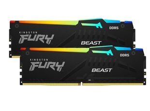 Kingston Fury Beast RGB цена и информация | Оперативная память (RAM) | pigu.lt