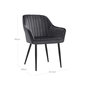 Kėdė Songmics Shpme337, juoda kaina ir informacija | Virtuvės ir valgomojo kėdės | pigu.lt