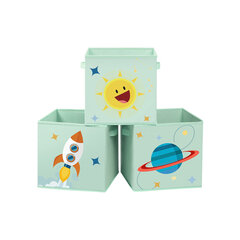 Набор из 3 детских коробок SONGMICS SHPME429 цена и информация | Тумба с ящиками Versa | pigu.lt