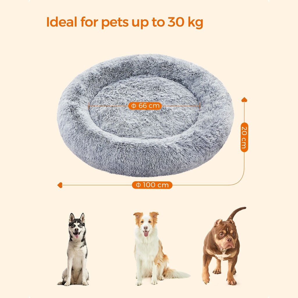 Guolis šunims, 100 cm, Feandrea Shpme493 kaina ir informacija | Guoliai, pagalvėlės | pigu.lt