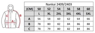 Куртка мужская Nankai 2403, синяя цена и информация | Мужские куртки | pigu.lt