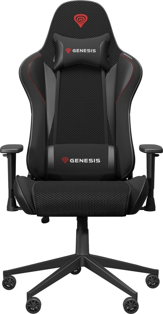 Žaidimų kėdė Genesis Nitro 440, juoda kaina ir informacija | Biuro kėdės | pigu.lt
