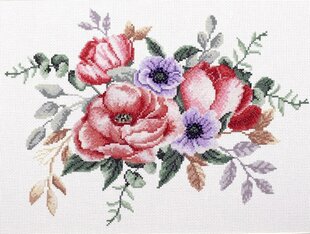 Siuvinėjimo kryželiu rinkinys Needleart World Elegantiška puokštė, 34,20x25,20 kaina ir informacija | Siuvinėjimo priemonės | pigu.lt