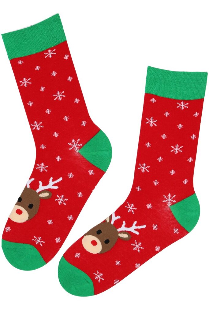 Kalėdinės kojinės vyrams Kaur, raudonos kaina ir informacija | Vyriškos kojinės | pigu.lt