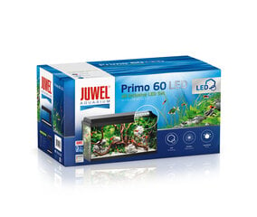 Akvariumo komplektas, Juwel Primo 60l. Juodas kaina ir informacija | Akvariumai ir jų įranga | pigu.lt