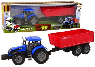 Traktorius su priekaba Lean Toys kaina ir informacija | Žaislai berniukams | pigu.lt