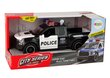 Žaislinis policijos visureigis Lean Toys, juodas/baltas, 24x13,5x10 cm kaina ir informacija | Žaislai berniukams | pigu.lt