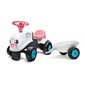 Paspiriamas traktorius Falk Rainbow su priekaba, baltas kaina ir informacija | Žaislai kūdikiams | pigu.lt