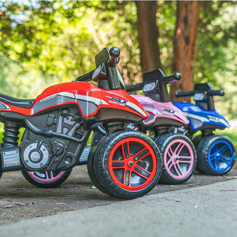 Paspiriamas vaikiškas motociklas Falk, rožinis kaina ir informacija | Žaislai kūdikiams | pigu.lt