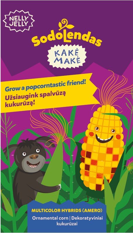 Dekoratyviniai kukurūzai Multicolor Hybrids (Amero) Kakė Makė Sodolendas kaina ir informacija | Daržovių, uogų sėklos | pigu.lt