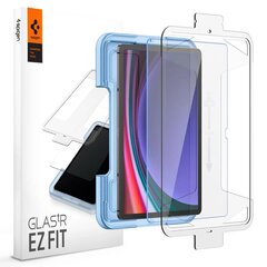 TEMPERED GLASS Spigen GLAS.TR "EZ FIT" GALAXY TAB S9 11.0 X710 | X716B CLEAR цена и информация | Аксессуары для планшетов, электронных книг | pigu.lt