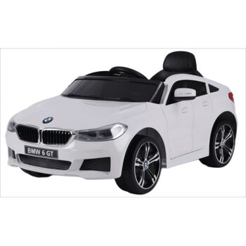 Vienvietis vaikiškas elektromobilis BMW 6 GT, baltas kaina ir informacija | Elektromobiliai vaikams | pigu.lt