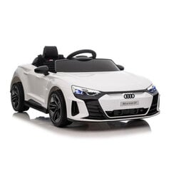 Vienvietis vaikiškas elektromobilis Audi RS E-Tron GT baltas kaina ir informacija | Elektromobiliai vaikams | pigu.lt