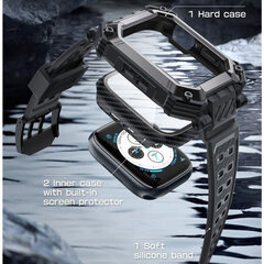 Supcase Unicorn Beetle Pro & Tempered Glass kaina ir informacija | Išmaniųjų laikrodžių ir apyrankių priedai | pigu.lt