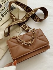 Сумка с ремешком, коричневая цена и информация | Женские сумки | pigu.lt