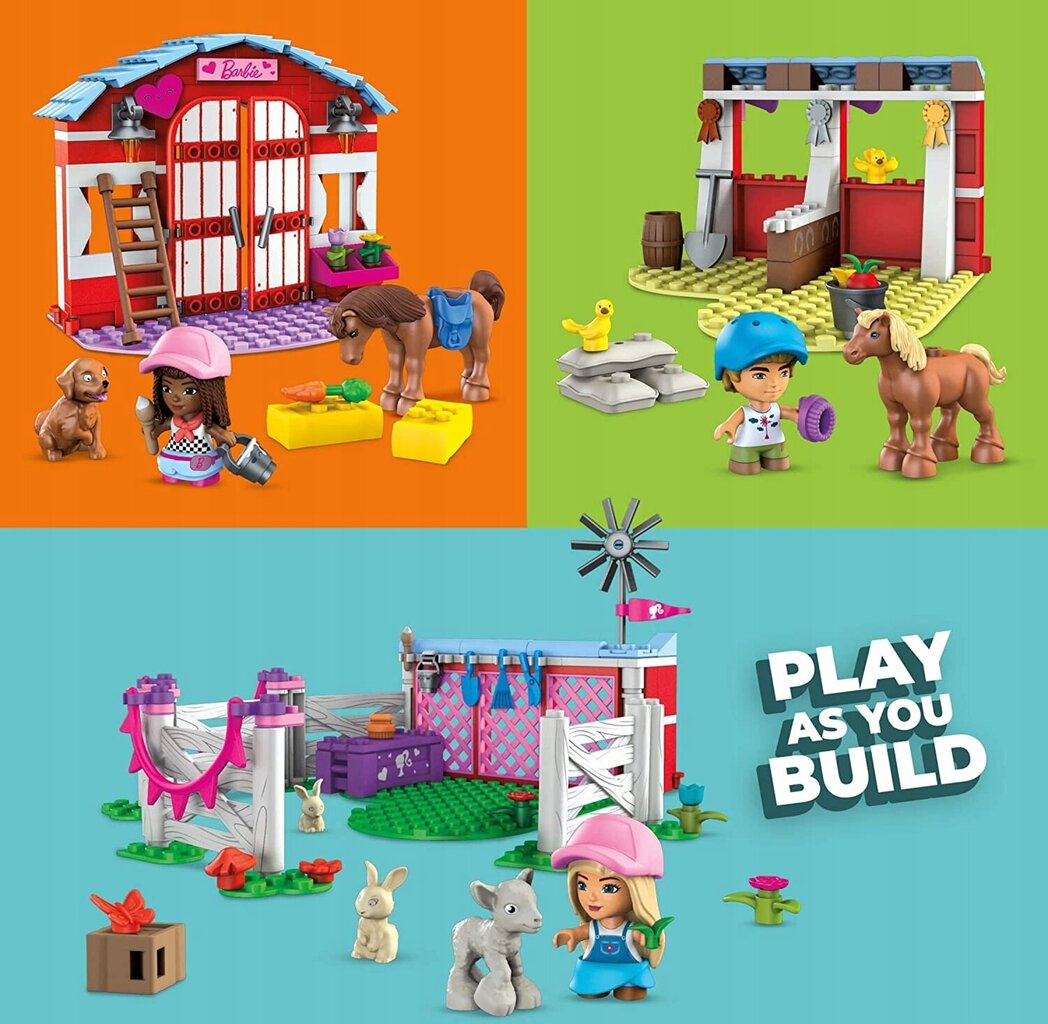 Kaladėlės Mega Bloks Barbie HDJ87, 304 d. kaina ir informacija | Konstruktoriai ir kaladėlės | pigu.lt