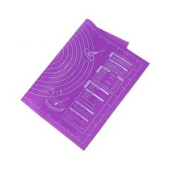 Silikoninis kepimo kilimėlis, violetinis kaina ir informacija | Kepimo indai, popierius, formos | pigu.lt