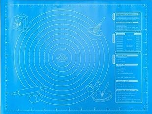 Силиконовый коврик для выпечки, голубой цена и информация | Формы, посуда для выпечки | pigu.lt