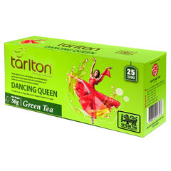 Чай в пакетиках зеленый цейлонский Dancing Queen Тarlton, 25 шт., 50 г цена и информация | Чай | pigu.lt
