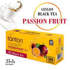 Tarlton ceilono juodoji arbata maišeliuose Passion fruit, 25 vnt. kaina ir informacija | Arbata | pigu.lt