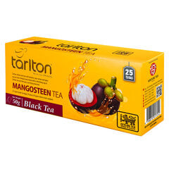 Чай в пакетиках чёрный цейлонский Mangosteen, Тarlton, 25 шт., 50 г цена и информация | Чай | pigu.lt