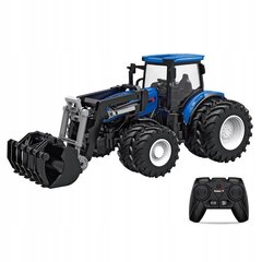 Радиоуправляемый трактор с дистанционным управлением, синий цена и информация | Игрушки для мальчиков | pigu.lt