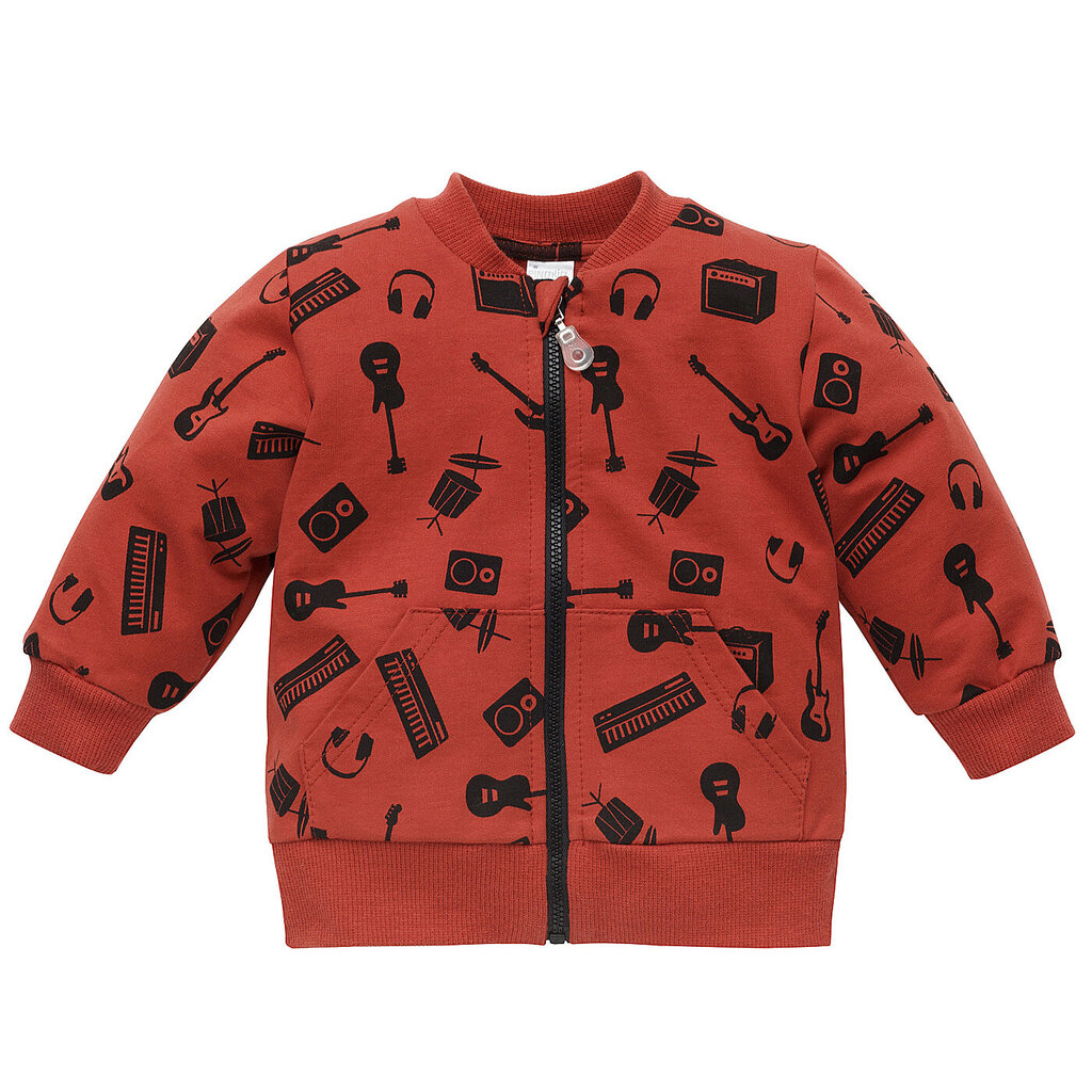 Bluzonas vaikams Pinokio, raudonas kaina ir informacija | Megztiniai, bluzonai, švarkai kūdikiams | pigu.lt