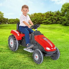 Vienvietis vaikiškas elektrinis traktorius Woopie Meg, raudonas цена и информация | Электромобили для детей | pigu.lt