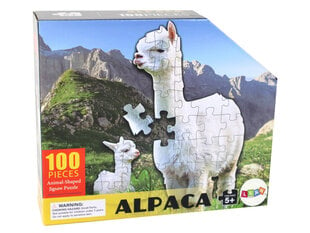 Dėlionė LeanToys Alpaka, 100 d. kaina ir informacija | Dėlionės (puzzle) | pigu.lt