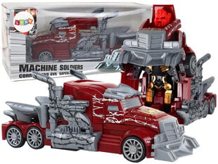 Sunkvežimis-robotas Lean toys 2in1, raudonas kaina ir informacija | Žaislai berniukams | pigu.lt