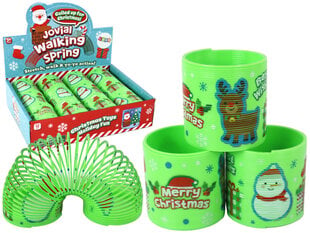 Kalėdinė spyruoklė Lean Toys, žalia kaina ir informacija | Lavinamieji žaislai | pigu.lt