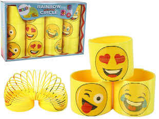 Spyruoklė vaikams emocija Lean Toys, geltona kaina ir informacija | Lavinamieji žaislai | pigu.lt