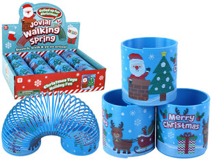 Kalėdinė spyruoklė Lean Toys, mėlyna kaina ir informacija | Lavinamieji žaislai | pigu.lt
